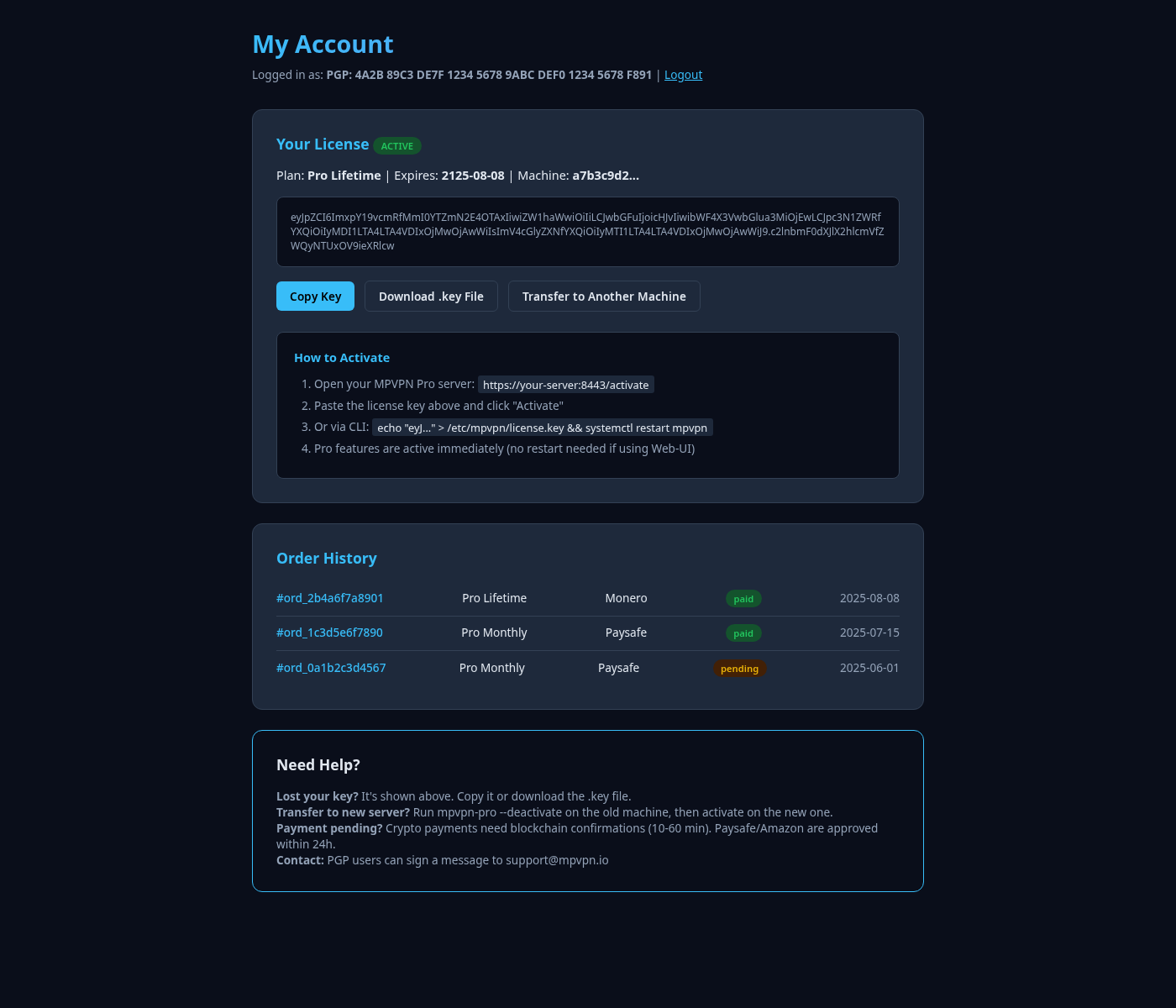 Customer Portal
